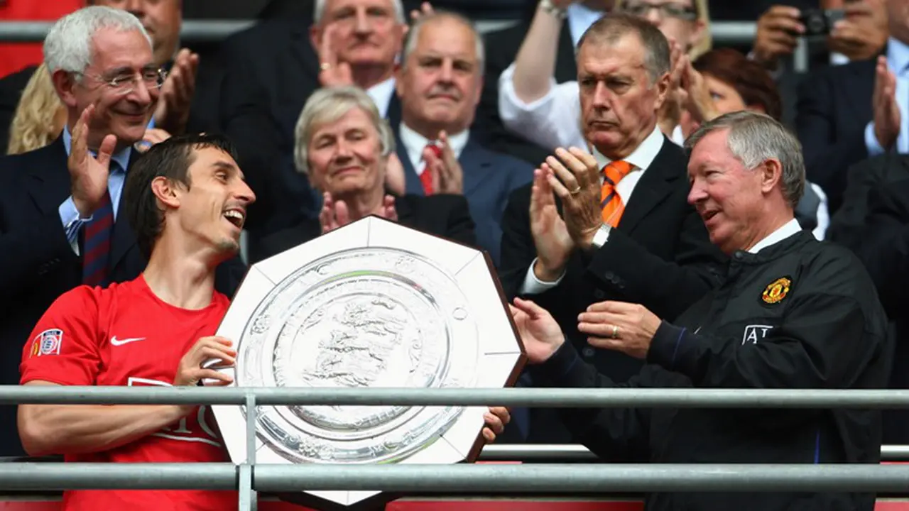 Gary Neville dan Sir Alex Ferguson