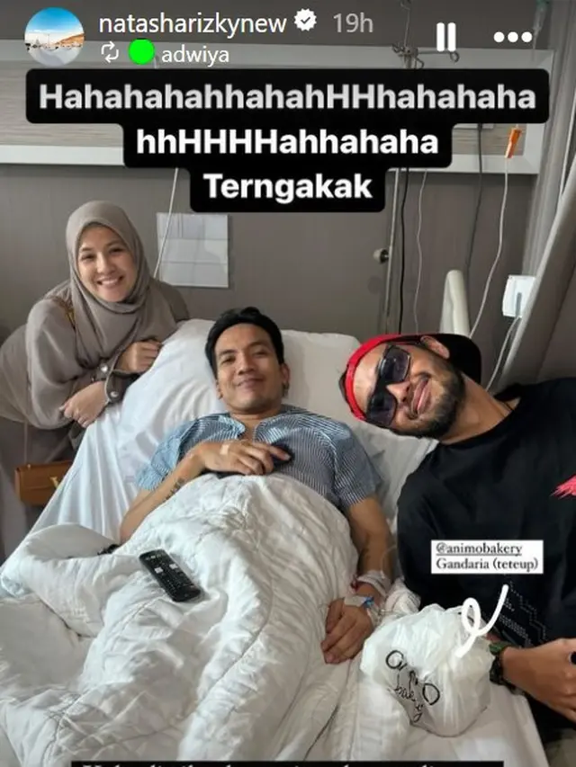 Desta sakit (Instagram/natasharizkynew)