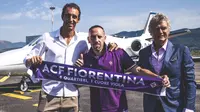 Franck Ribery resmi bergabung ke Fiorentina dengan status bebas transfer. (Twitter Fiorentina)
