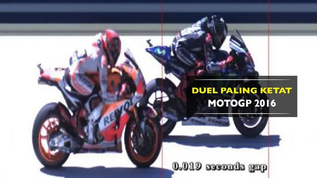 GP Mugello, Italia, menjadi seri dengan duel paling ketat pada MotoGP 2016.