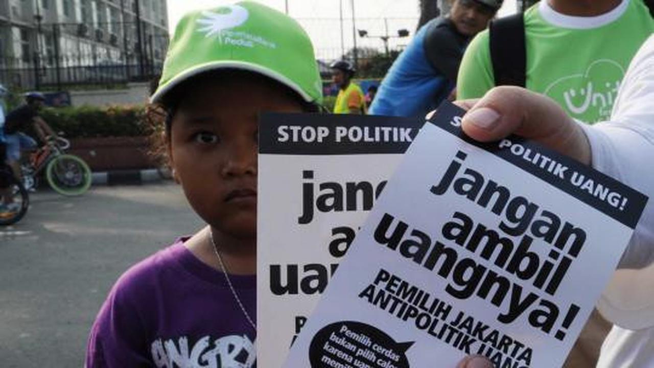 Demo "Stop Politik Uang" jelang Pilgub DKI