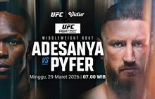 Live Streaming UFC Fight Night: Adesanya vs Pyfer, Eksklusif di Vidio