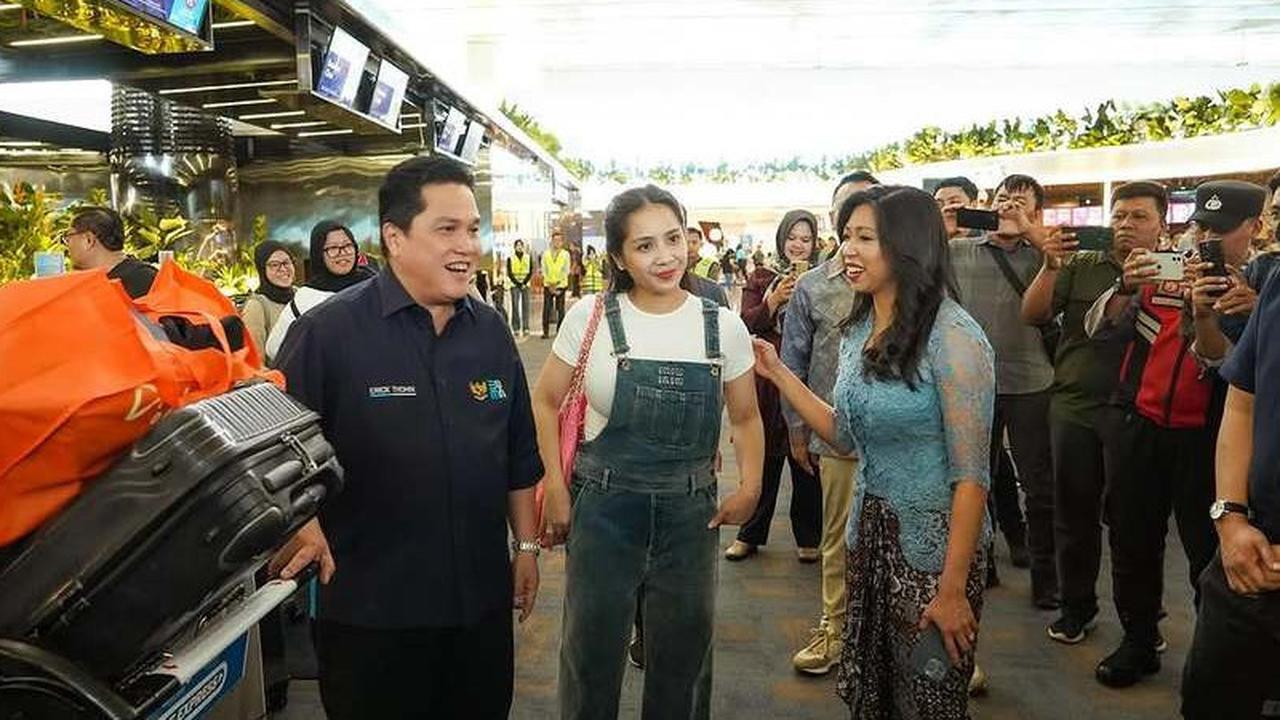 Potret Nagita Slavina Dampingi Raffi Ahmad saat Bersama Menteri BUMN, Penampilan Bak ABG Langsung Jadi Sorotan