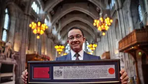Anies Baswedan Terima Penghargaan Freedom of the City of London