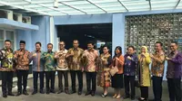 Calon Panglima TNI, Marsekal Hadi Tjahjanto saat menjamu Komisi I DPR usai uji kelayakan dan kepatutan kemarin. (dok. Nico Siahaan)