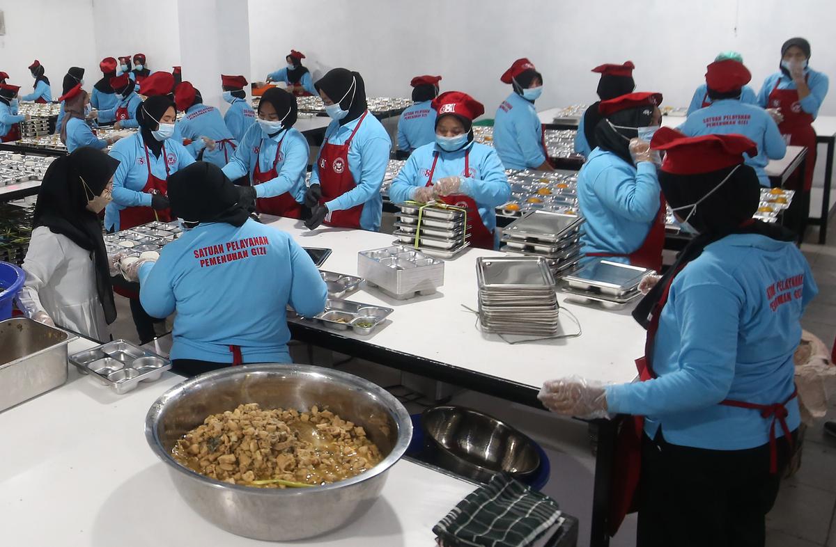 Dapur Makan Bergizi Gratis di Depok