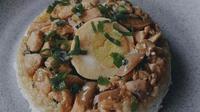 Resep nasi tim ayam. (Dok: Cookpad @vtiara18_)