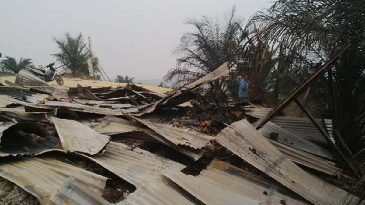 Ini 37 rumah yang dirusak PT Rimba Lazuardi gara-gara sengketa lahan