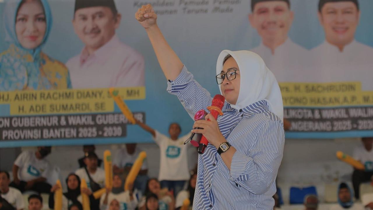 Dukungan Keluarga jadi Motivasi Maju Pilgub, Ini Sosok Airin Rachmi Diany Calon Gubernur Banten