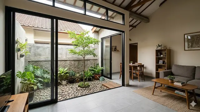 Rumah Minimalis Dengan Taman Mini