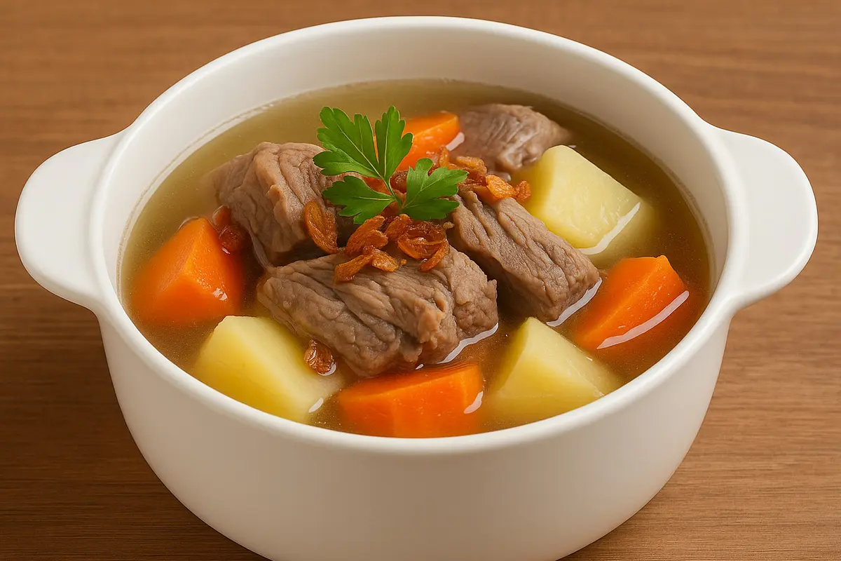 Resep Sop Daging Sapi Bening yang Segar dan Empuk, Cocok untuk Menu Idul Adha!