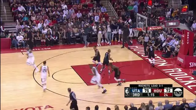 VIDEO : Cuplikan Pertandingan Playoffs NBA, Rockets 112 vs Jazz 102