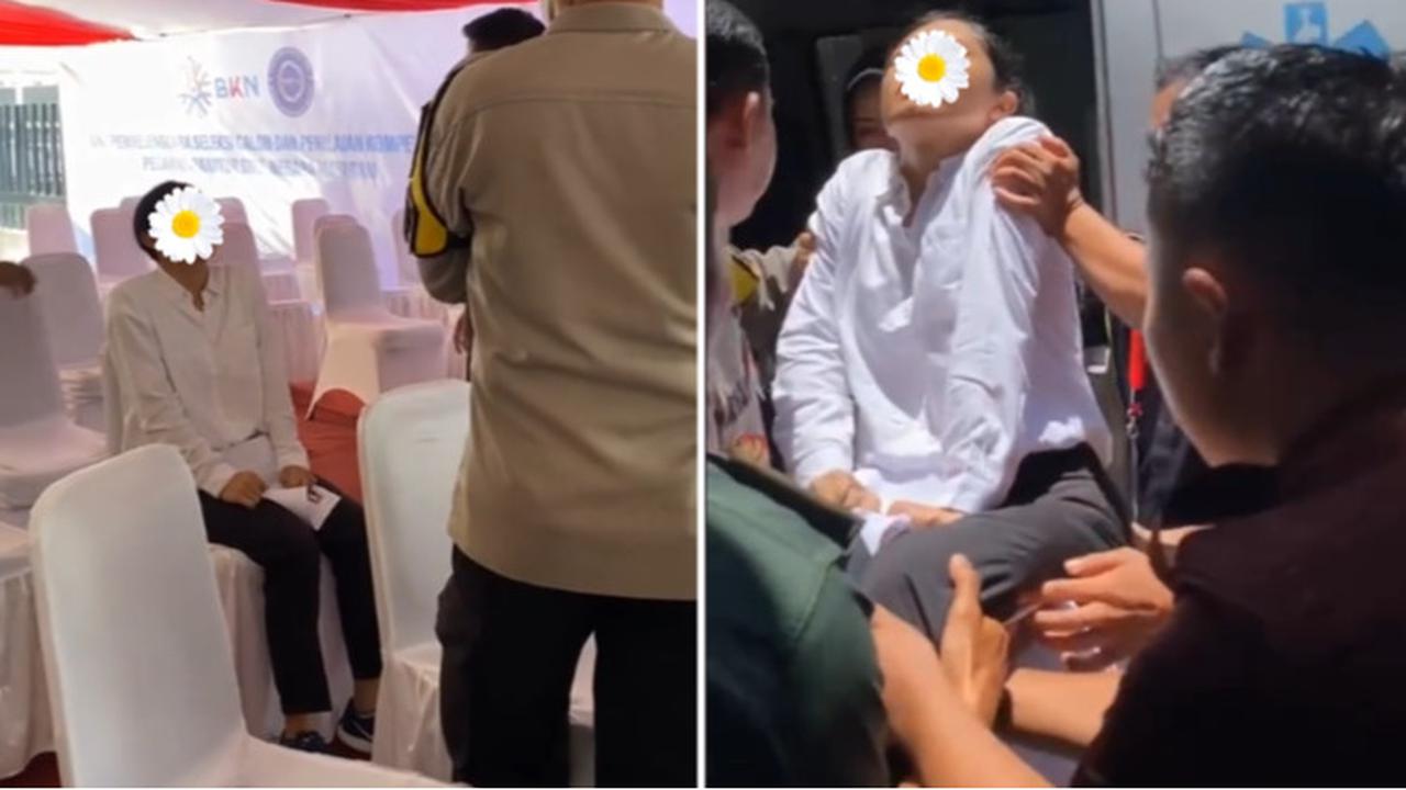 Peserta Wanita Ini Alami Tubuh Kaku saat Ujian Tes CPNS di Lombok, Duduk Tegak dan Tak Bisa Bergerak