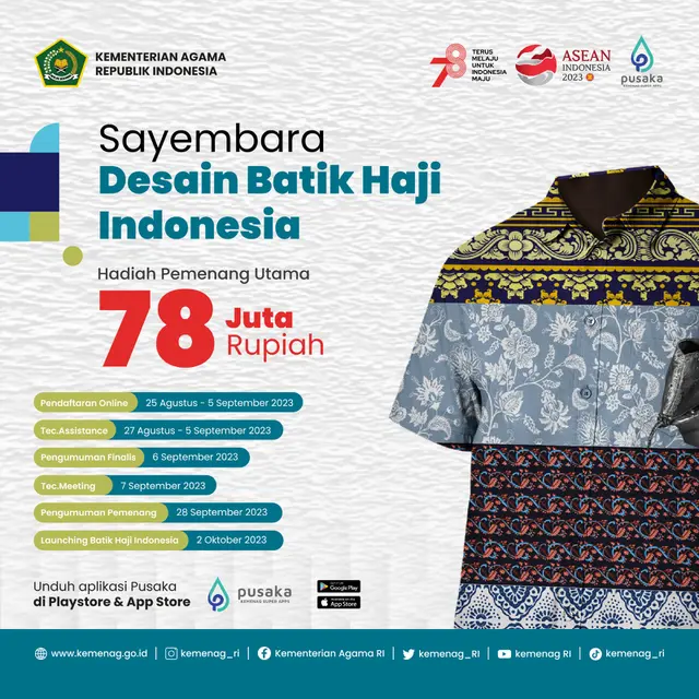 Sayembara Desain Batik Haji Indonesia. (Foto: Humas Kemenag)