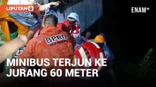 VIDEO: 7 Orang Jadi Korban usai Minibus Terseret Longsor Sumatera Barat