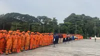 Momen Gubernur Pramono Kumpulkan 2.800 Orang Perangkat PPSU hingga Damkar di Apel Siaga