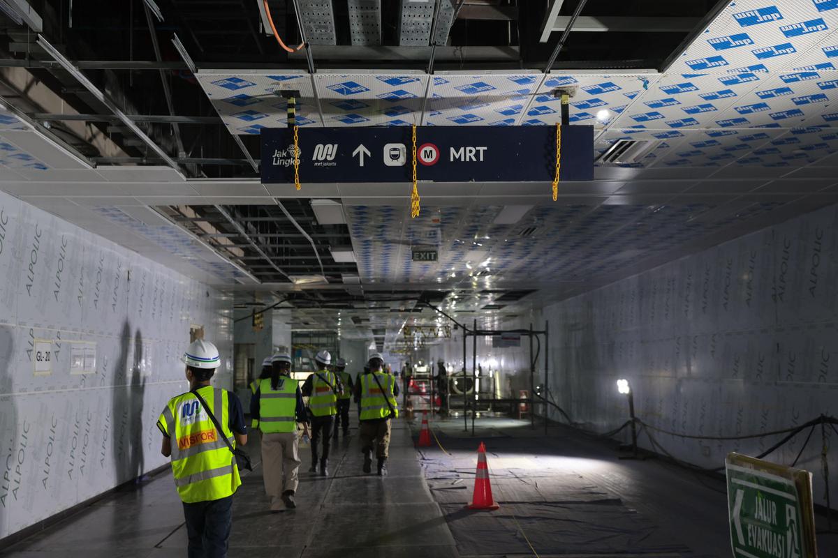 Pembangunan MRT Jakarta Fase 2A Terus Berlanjut