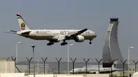 Etihad Airways maskapai penerbangan nasional milik Uni Emirat Arab (AP)