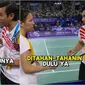 Viral video pelatih beri arahan kepada pebulutangkis asal Belgia dengan memakai Bahasa Indonesia. (sumber: X/@VidioSports)