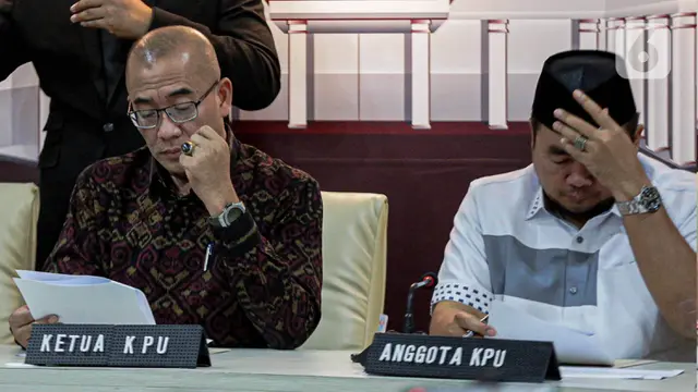KPU Tetapkan Tiga Capres dan Cawapres pada Pemilu 2024