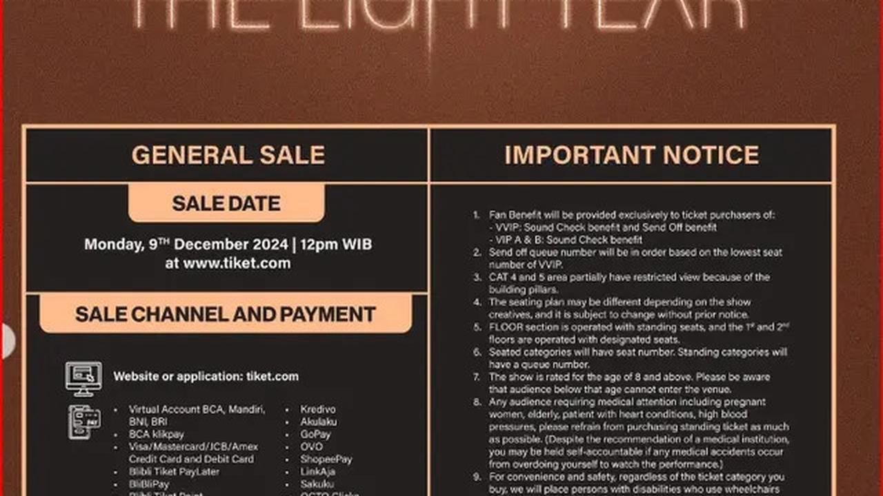 Taeyang BIGBANG Siap Gelar Konser di Jakarta pada Januari 2025, Cek Harga Tiketnya