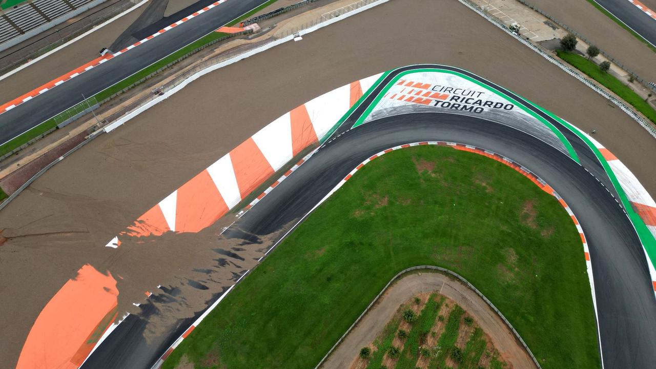 Kompleks sirkuit MotoGP Valencia rusak parah akibat banjir
