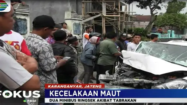Tabrakan Maut di Karanganyar, 1 Tewas Terjepit