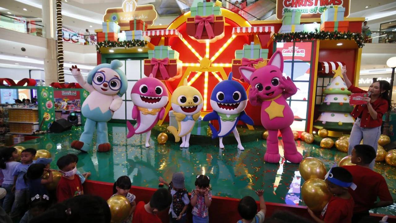 Pertama di Indonesia, Meet and Greet Pinkfong Baby Shark Spesial Natal & Tahun Baru Hadir di Kota Kasablanka