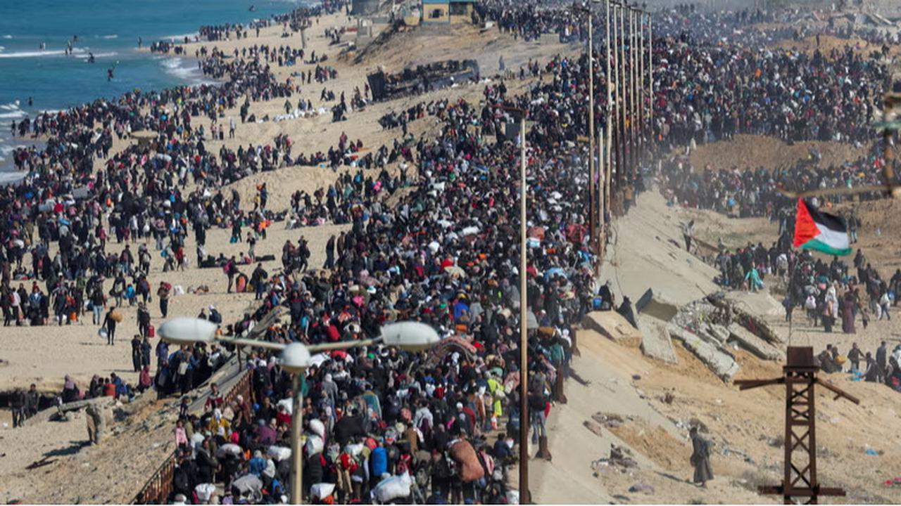 650.000 Warga Palestina Kembali ke Gaza Utara, Jalan Kaki Sampai 8 Km, "Ini adalah Hari Kejayaan, Hari Kebanggaan"