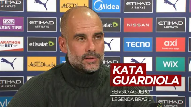 Berita Video Pep Guardiola Samakan Sergio Aguero dengan Legenda Brasil, Romario