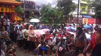 Ratusan pengemis di Petak Sembilan (Liputan6.com/ Andreas Gerry Tuwo)
