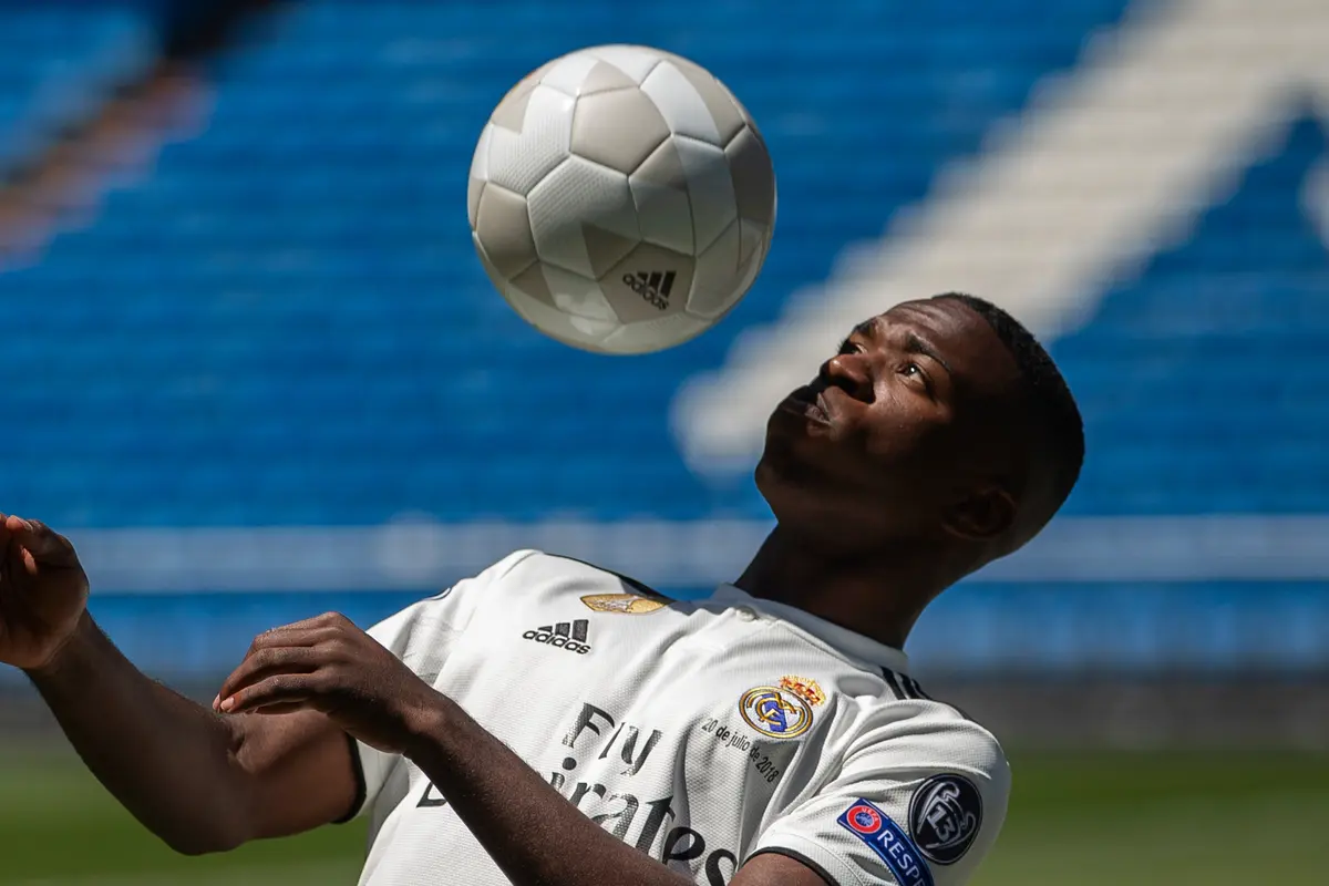 Skil Vinicius Jr saat Diperkenalkan Real Madrid