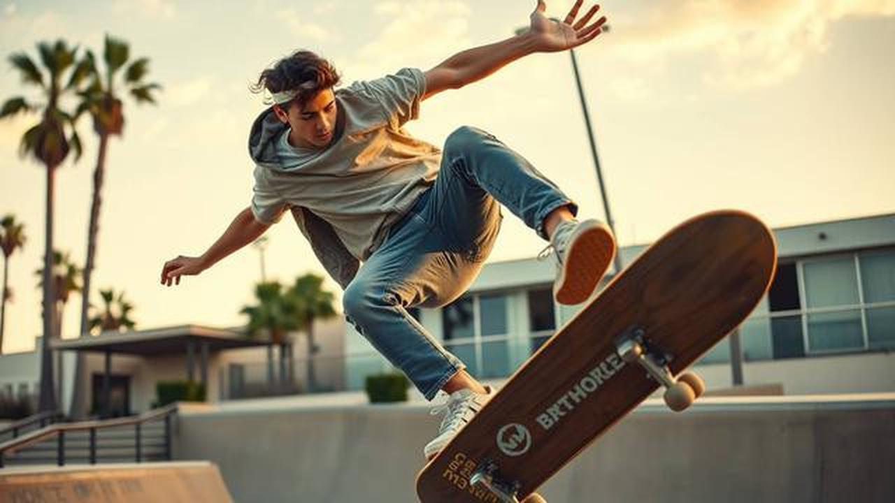 Rekor Unik, Pria Ini Tahan Skateboard di Dagu Selama Lebih dari 1 Jam