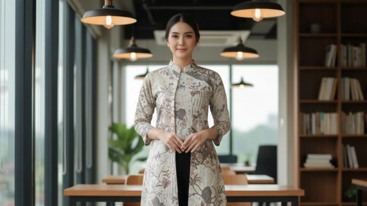 Batik Berkerah yang Stylish, 7 Pilihan Atasan Elegan untuk Wanita Karier 2026