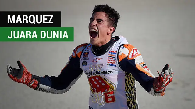 VIDEO: Marc Marquez Juara Dunia MotoGP 2017 di Valencia