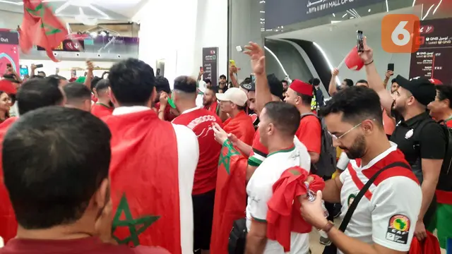 Fans Timnas Maroko