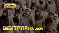 Pemerintah akan memulai pemindahan bertahap Aparatur Sipil Negara (ASN) ke Ibu Kota Nusantara (IKN) mulai September 2024. Menteri Pendayagunaan Aparatur Negara dan Reformasi Birokrasi (PANRB) Azwar Anas mengatakan, pemindahan ASN secara resmi akan di...