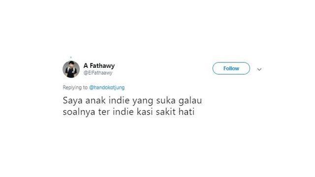 7 Macam Anak Indie ala Netizen