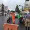 Akses Jalan Raya HOS Cokroaminoto Ciledug Kota Tangerang Ditutup Sementara. (Liputan6.com/Pramita)