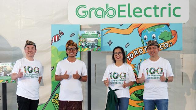 GrabElectric Tempuh 100 Juta Kilometer Lebih dari 2.700 Kali