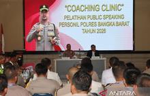 Tingkatkan Pelayanan, Polres Bangka Barat Gelar Pelatihan Komunikasi Humanis untuk Personel