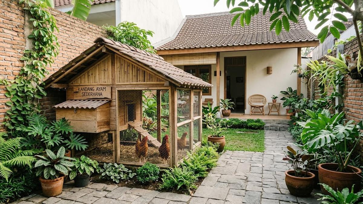 7 Ide Kandang Ayam yang Bisa Menyatu dengan Taman Belakang Tanpa Bikin Taman Kotor