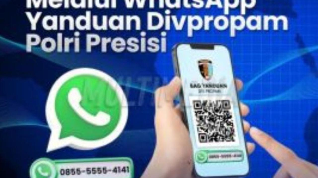 Tahukah Anda? Kini Ada Layanan Pengaduan Cepat Polri via Scan Barcode, Jamin Kerahasiaan Pelapor!