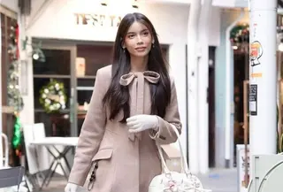 Potret Sabrina Chairunnisa Kala Berlibur di Korea (credit: instagram/sabrinachairunnisa_)