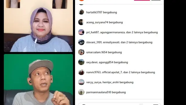 Dyrga Dadali saat berbincang dalam program Musicpedia IG Live Liputan6.com