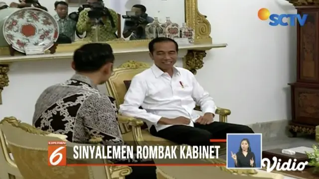 Isu reshuffle Kabinet Kerja mengemuka usai pertemuan Joko Widodo dengan Agus Harimurti Yudhoyono.