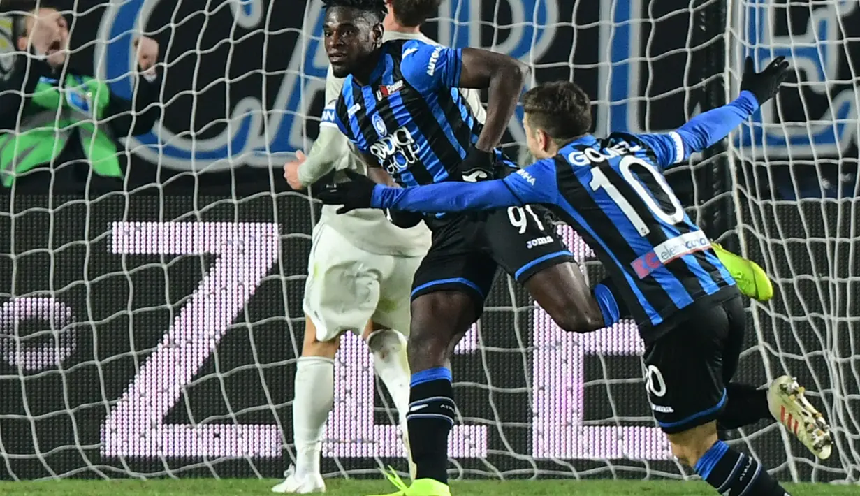 4. Duvan Zapata (Atalanta) - 17 gol dan 4 assist (AFP/Miguel Medina)