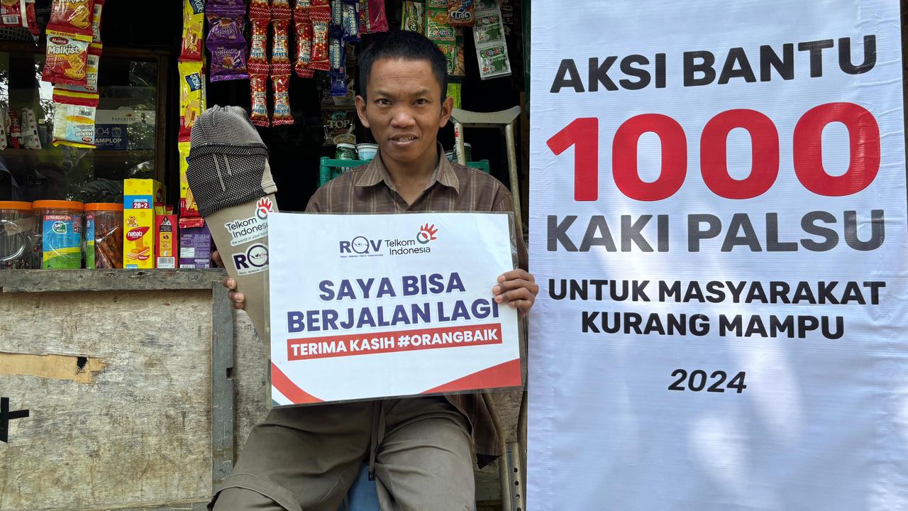 Dapat Bantuan Kaki Palsu, Disabilitas Asal Jakut: Akhirnya Bisa Kerja dan Menghidupi Keluarga Lagi