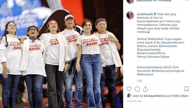 Elek Yo Band (Foto: Instagram/@yunishara36)