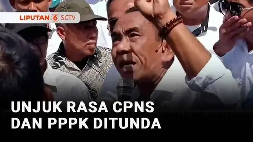 VIDEO: Kantor DPRD Sulteng, Ribuan CPNS dan PPPK di Kendari Protes Penundaan Pengangkatan